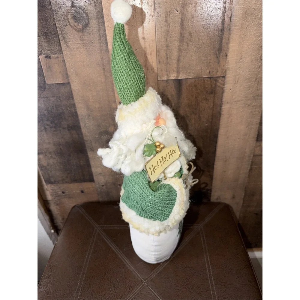 Vintage Folk Art Santa Claus Beanbag Doll 18